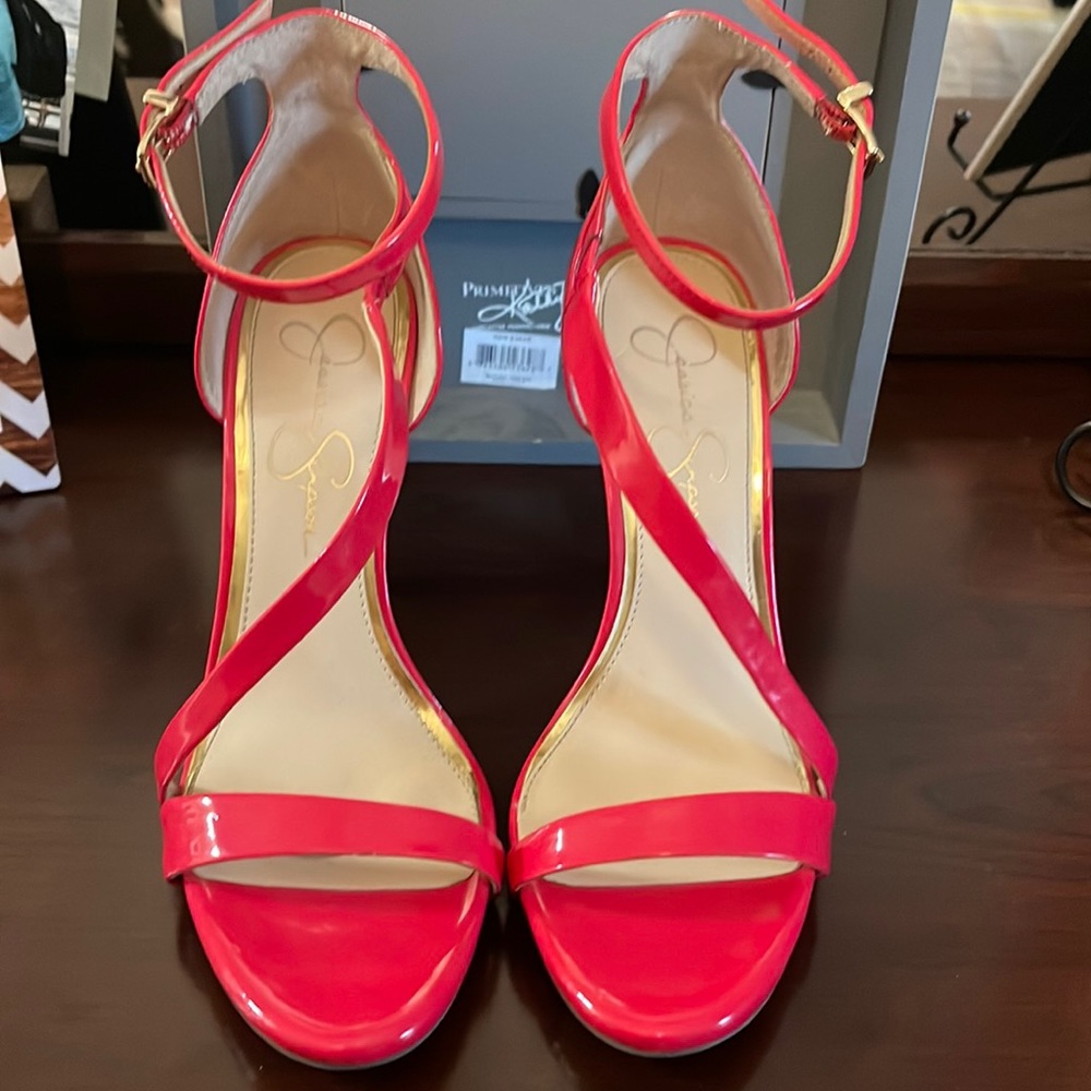 Hot pink Jessica Simpson heels!